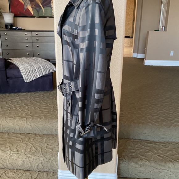 Burberry London Trench Plaid black/grey,  size 10 - Picture 6 of 14